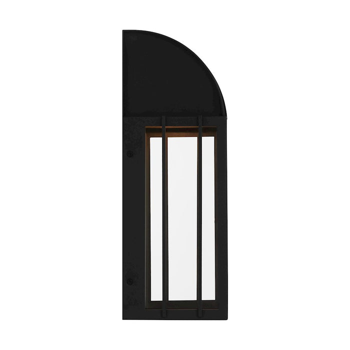 Visual Comfort Studio Veronica 1-Lt SM Wall Lantern, Black/Clear