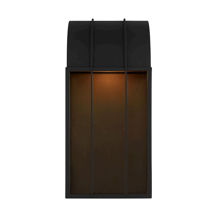 Visual Comfort Studio Veronica 1-Lt Large Wall Lantern, BK/Clear - LO1061TXB-L1