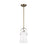 Visual Comfort Studio Hazel 1-Lt Mini Pendant, Time Worn Brass/Milk - LP1011TWB