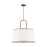 Visual Comfort Studio Katie 4-Lt Large Pendant, Time Worn Brass/Milk