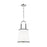 Visual Comfort Studio Katie 1-Lt Med Pendant, Pol Nickel/Milk White