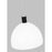 Visual Comfort Studio Hadley 1-Lt Large Pendant, Nickel/Milk White