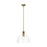 Visual Comfort Studio Hadley Large Pendant, Time Worn BS/Clear