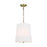 Visual Comfort Studio Ivie 1-Lt Med Pendant, Time Worn BS/Etched