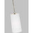 Visual Comfort Studio Ivie 1-Lt Tall Pendant, Time Worn BS/Etched