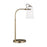 Visual Comfort Studio Hazel 1-Lt Task Table Lamp, Brass/Milk White - LT1001TWB1