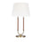 Visual Comfort Studio Katie 1-Lt Table Lamp, Time Worn BS/WH Linen - LT1021TWB1