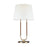 Visual Comfort Studio Katie 1-Lt Table Lamp, Time Worn BS/WH Linen