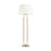 Visual Comfort Studio Katie 1-Lt Floor Lamp, Time Worn BS/WH Linen