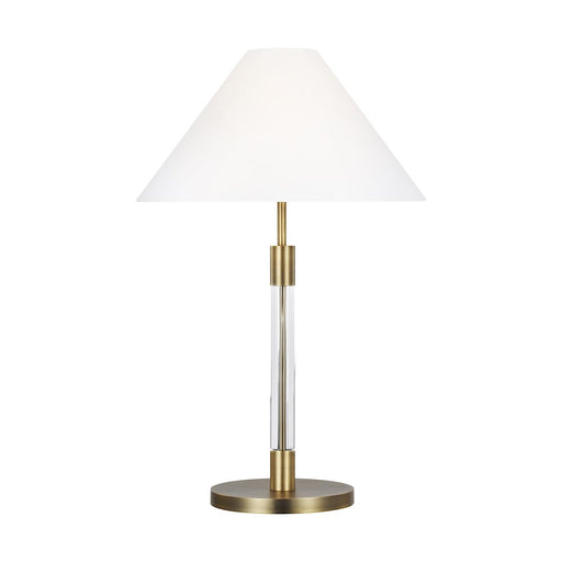 Visual Comfort Studio Robert 1-Lt Buffet Lamp, Time Worn BS/WH - LT1041TWB1