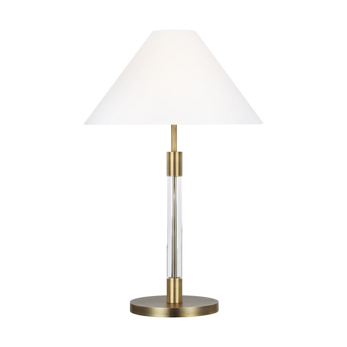 Visual Comfort Studio Robert 1-Lt Buffet Lamp, Time Worn BS/WH - LT1041TWB1