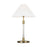 Visual Comfort Studio Robert 1-Lt Buffet Lamp, Time Worn BS/WH