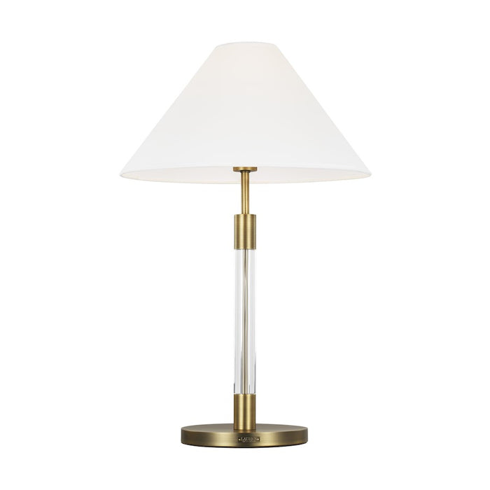 Visual Comfort Studio Robert 1-Lt Buffet Lamp, Time Worn BS/WH