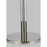 Visual Comfort Studio Robert 1-Lt Floor Lamp, Pol Nickel/White