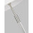 Visual Comfort Studio Robert 1-Lt Floor Lamp, Pol Nickel/White