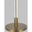 Visual Comfort Studio Robert 1-Lt Floor Lamp, Time Worn Brass/White