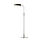 Visual Comfort Studio Robert 1 Light Task Floor Lamp, Nickel/Nickel