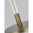 Visual Comfort Studio Robert 1 Light Floor Lamp, Brass/Brass