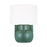 Visual Comfort Studio William 1 Light Wide Table Lamp, Green/White - LT1071GRC1