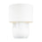 Visual Comfort Studio William 1 Light Wide Table Lamp, Ivory/White