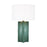 Visual Comfort Studio William 1-Lt Narrow Table Lamp, Green/White - LT1081GRC1