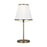 Visual Comfort Studio Esther 1-Lt Table Lamp, Brass/White Pleated - LT1131TWB1