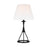 Visual Comfort Studio Sullivan 1 Light Table Lamp, Iron/White Linen - LT1161AI1