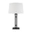 Visual Comfort Studio Haddon 1Lt Lamp, Aged Iron/White Linen - LT1191AI1