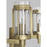 Visual Comfort Studio Flynn 2 Light Vanity, Time Worn Brass/Clear