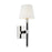 Visual Comfort Studio Katie 1-Lt Sconce, Pol Nickel/White Linen