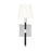 Visual Comfort Studio Katie 1-Lt Sconce, Pol Nickel/White Linen