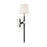 Visual Comfort Studio Katie 1-Lt Sconce, Pol Nickel/White Linen