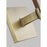 Visual Comfort Studio Katie 1-Lt Sconce, Time Worn Brass/White Linen