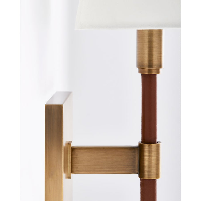 Visual Comfort Studio Katie 2-Lt Double Sconce, Time Worn BS/WH