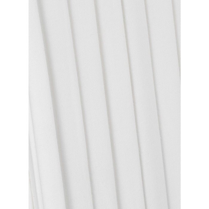 Visual Comfort Studio Esther 1-Lt Sconce, Time Worn BS/WH Pleated