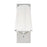 Visual Comfort Studio Esther 1-Lt Single Sconce, NK/WH Linen Pleated - LW1091PN