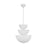 Visual Comfort Studio Beaunay 9-Lt Large Chandelier, Cast Plaster - LXC1039CPST