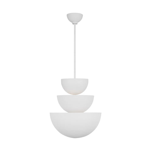 Visual Comfort Studio Beaunay 9-Lt Large Chandelier, Cast Plaster - LXC1039CPST