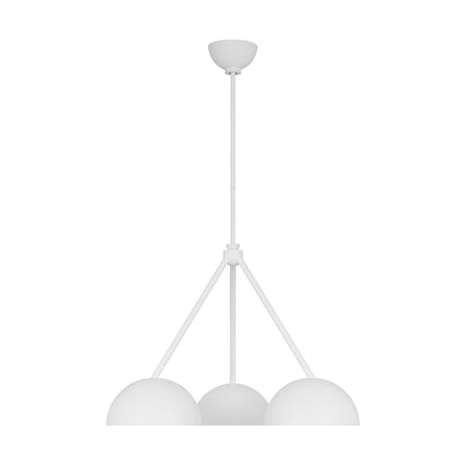 Visual Comfort Studio Beaunay 3 Light Med Chandelier, Cast Plaster - LXC1043CPST