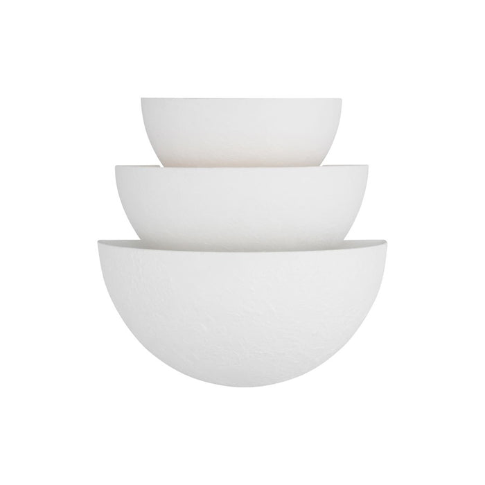 Visual Comfort Studio Beaunay 1 Light Tiered Sconce, Cast Plaster - LXW1021CPST