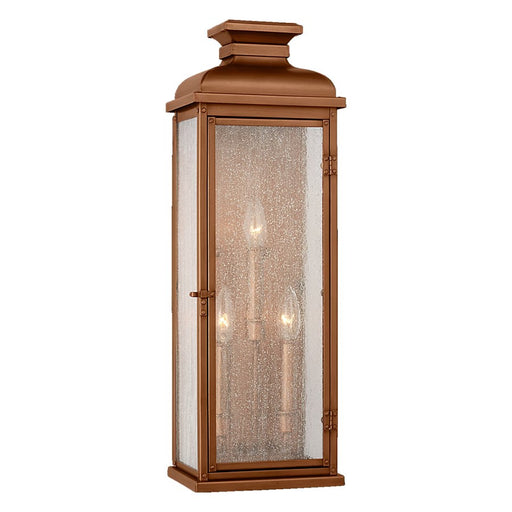 Visual Comfort Studio Pediment 3Lt Outdoor Wall Lantern, Cop/Seed - OL11102NCP