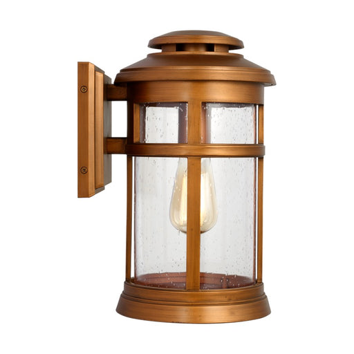 Visual Comfort Studio Newport 1Lt Outdoor Wall Lantern, Copper/Seed