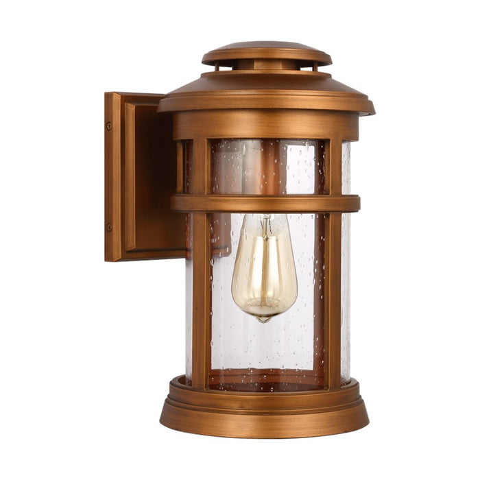 Visual Comfort Studio Newport 1Lt Outdoor Wall Lantern, Copper/Seed