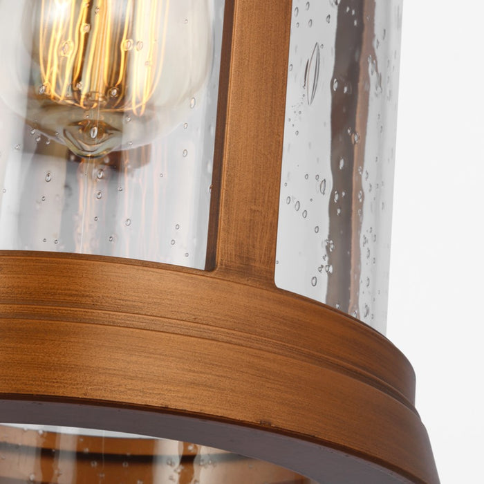 Visual Comfort Studio Newport 1Lt Outdoor Wall Lantern, Copper/Seed