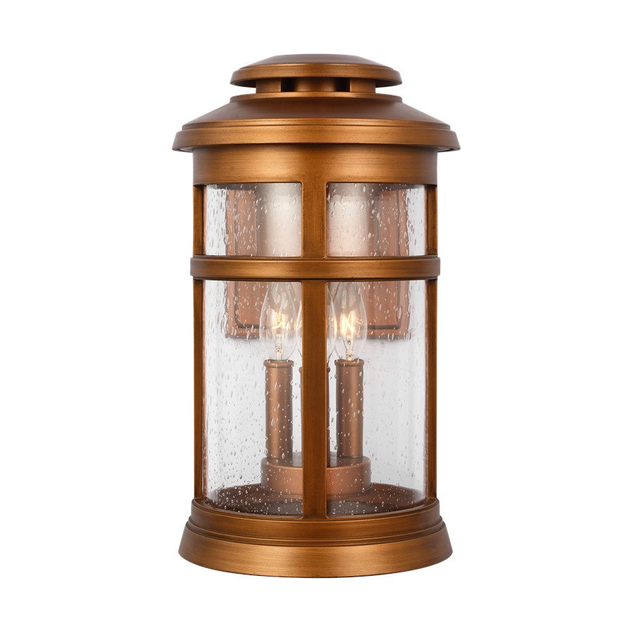 Visual Comfort Studio Newport 3Lt Outdoor Wall Lantern, Copper/Seed - OL14302NCP