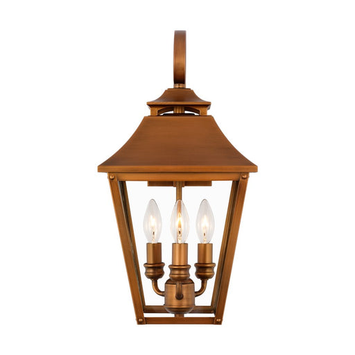 Visual Comfort Studio Galena 3Lt Outdoor Wall Lantern, Copper/Seed - OL14403NCP