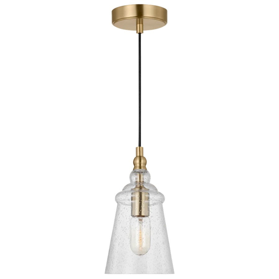 Generation Lighting Sean Lavin Loras 1-Lt Mini Pendant, Brass/Seed - P1449SB