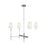 Visual Comfort Studio Beckham Classic 4-Lt Large Chandelier, NK/WH - TC1044PN