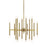 Visual Comfort Studio Beckham Modern 24-Lt Large Chandelier, Brass - TC10624BBS