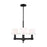 Visual Comfort Studio Palma 3-Lt Small Chandelier, Iron/Opal Etched - TC1123AI